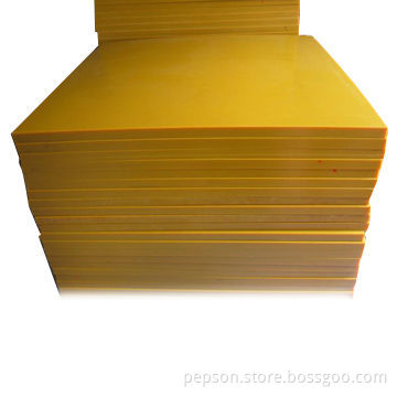 Polyurethane board with good wear resistance